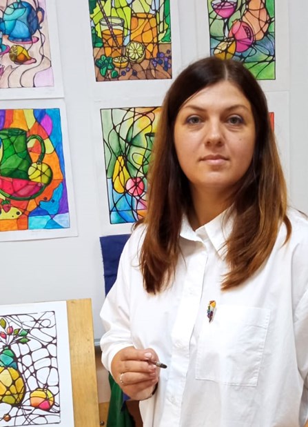 Зайцева О.В. «Стилизация декоративного натюрморта с элементами нейрографики»